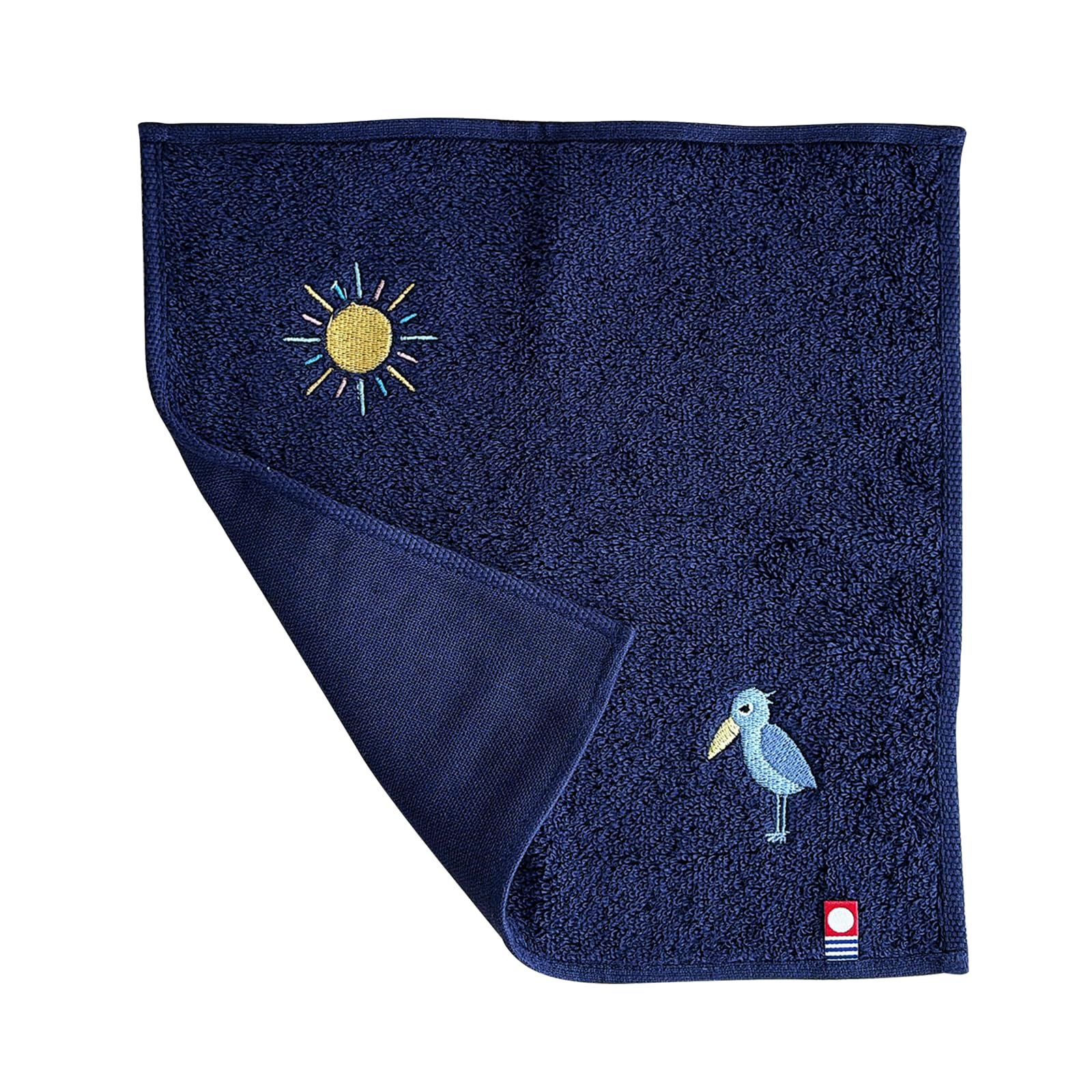 melket (Melket) Imabari Gauze Handkerchief Hand Towel Towel Handkerchief Collaboration Design Imabari Towel Cute Made in Japan Shoebill and Sun