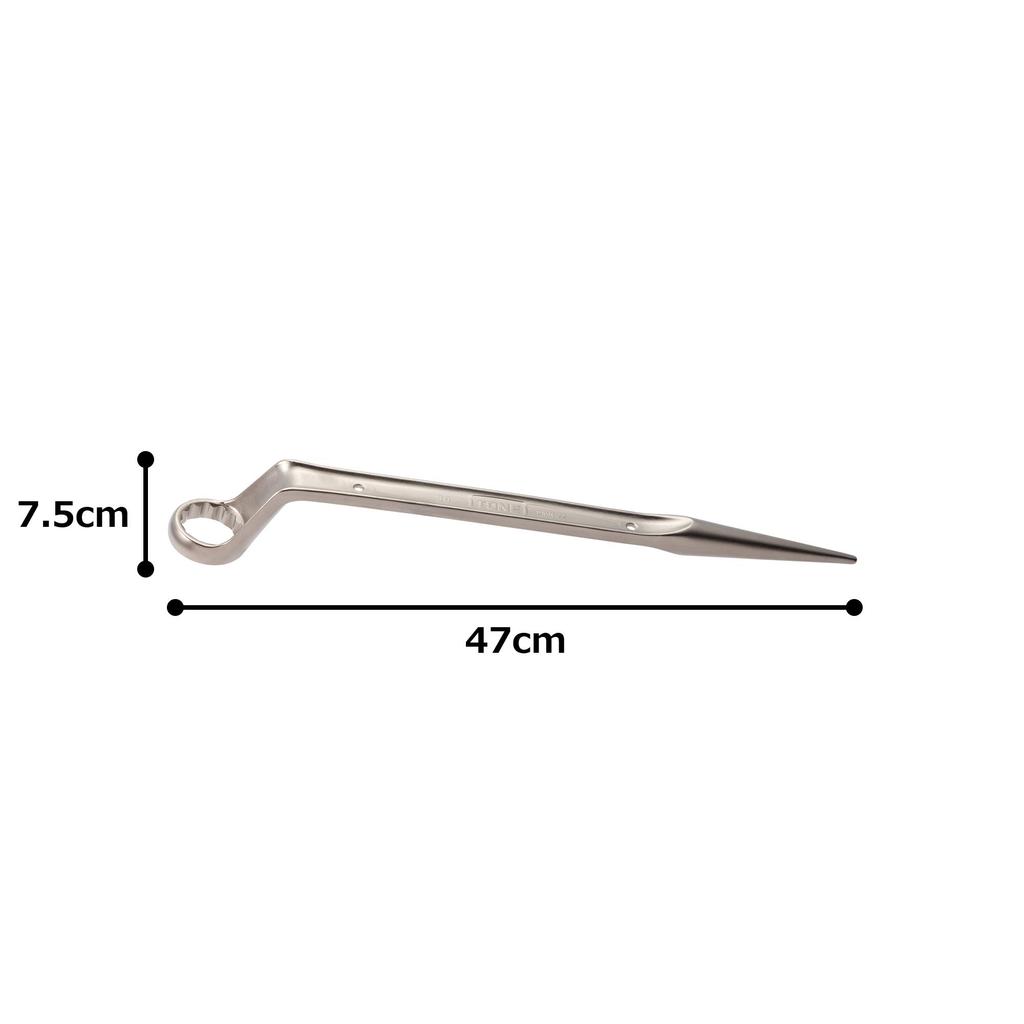 TONE Open End Wrench with Shear Torsion 36mm Width SMN-22 (for Bolts),