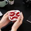 Sexy Red Lips Clear Earphone Cases Cover With Hook Case For Samsung Galaxy Buds 4Pro 3 FE Live 2 4 Pro 2Pro 3Pro