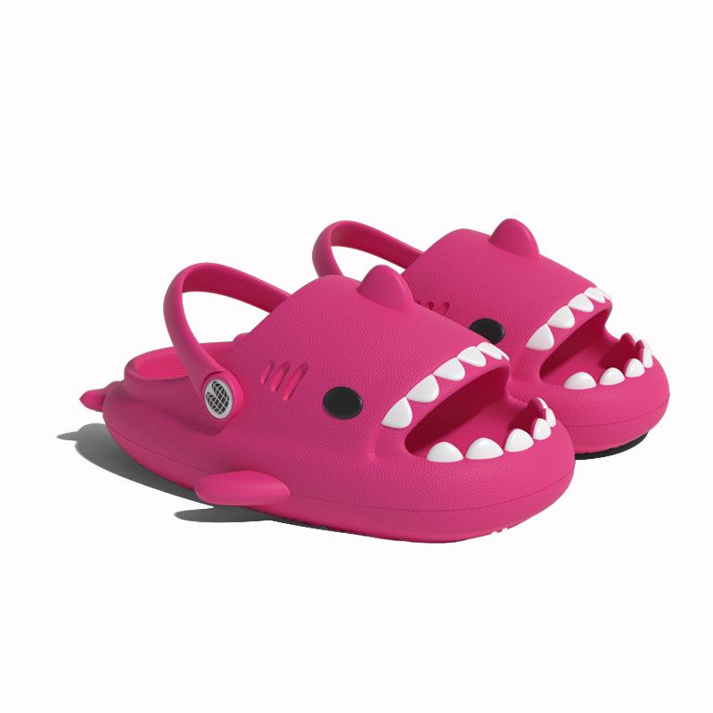 Shark Cartoon Anti-Collision Slippers for Women & Men - Summer Non-Slip Lazy Sandals with Thick EVA Soles
