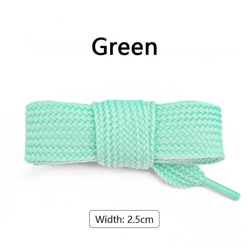 1Pair Flat Shoelaces for Sneakers AF1 Shoe Laces Width 2.5CM Shoelace Luxury Brand Laces Shoes 100/120/140/160cm Shoestrings