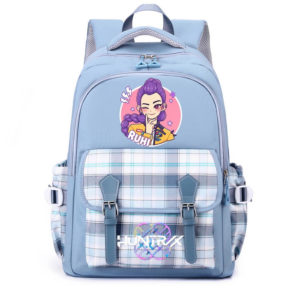Anime Cartoon K-Pop Printed Large Capacity Backpack for Teenger Student Girl Boy Schoolbag Bookbag Women Waterproof Travel Bag Mochila Kid Gift