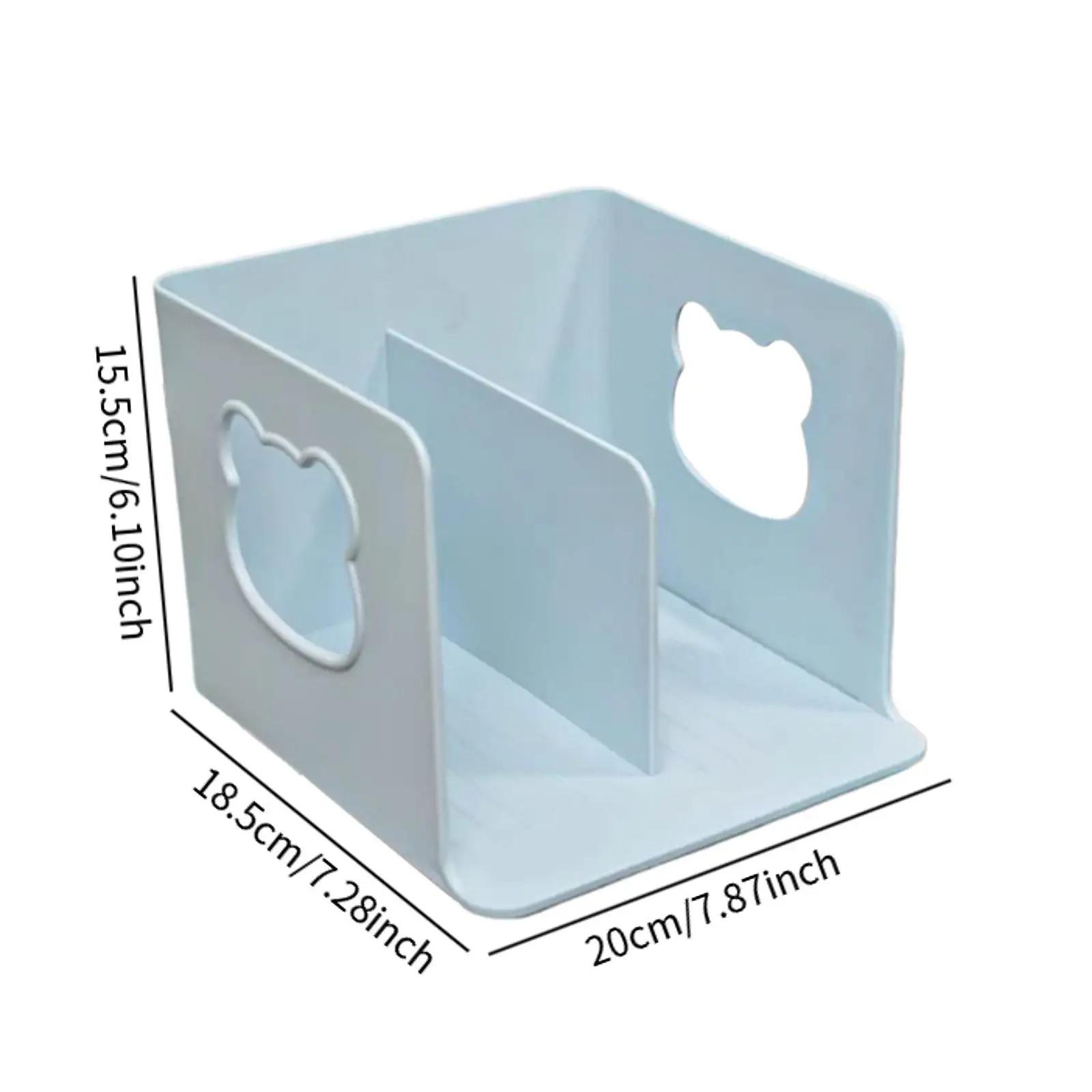 

Holder Office File Desktop Book Sorter Unique Desktop Bookshelf for Desk Sundries синий