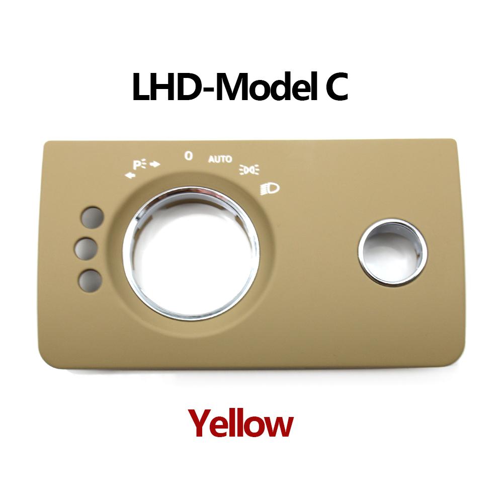 Car Interior Accessories Head Lamp Headlight Switch Button Cover Trim For Mercedes Benz W164 ML GL 300 350 450 500 2005-2011