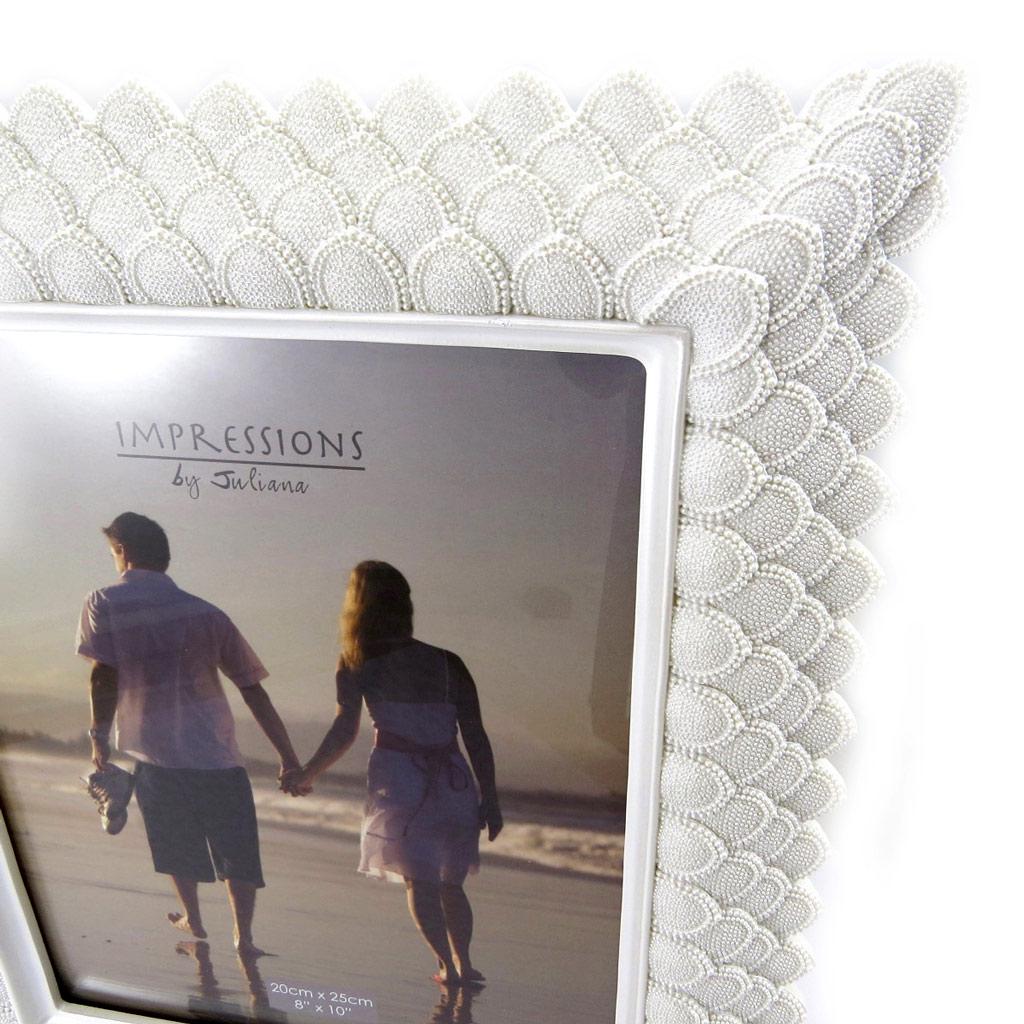 Les Trésors De Lily [L3267] - Cadre Photo 'Sissi' blanc rétro (20x25 cm)