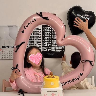 Heart Balloon Accessorie Birthday Party Ballon Decoration Cute Love Ballons Baby Shower Party Gifts Wedding Ballons Ornament