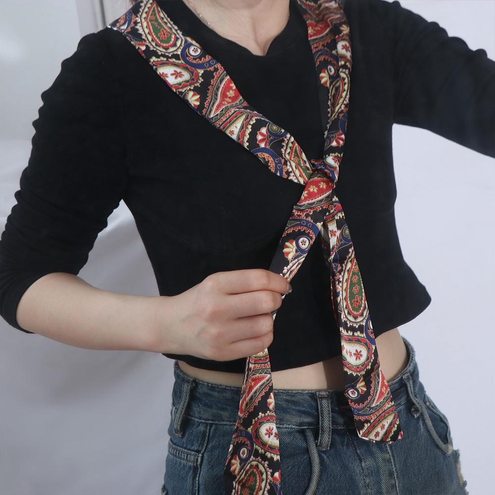 Flower Solid Color Thin Scarves Summer Scarf Hat Korean Style Scarves Sunscreen Scarf Female Wraps