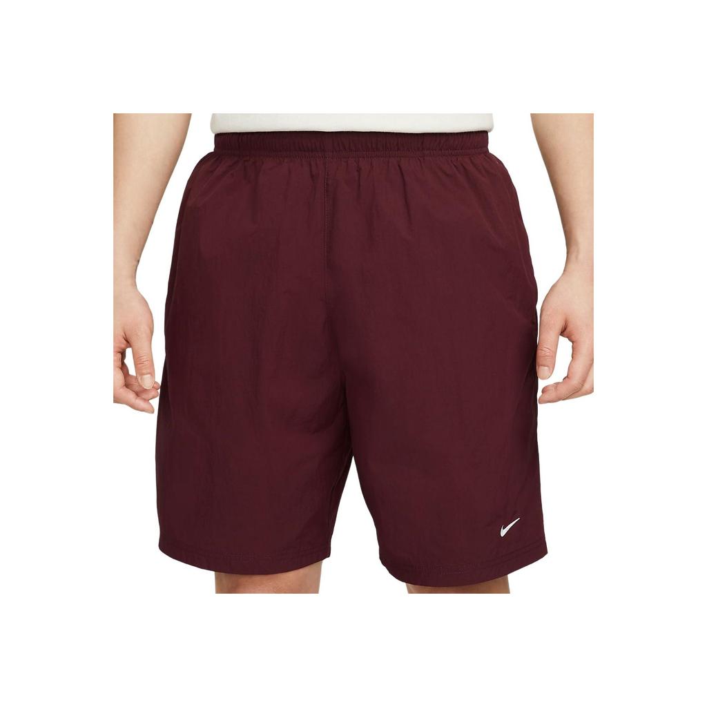 Nike Solo Swoosh Woven Running Shorts Herren Unterteile Nacht-Kastanienbraun DX0750-681