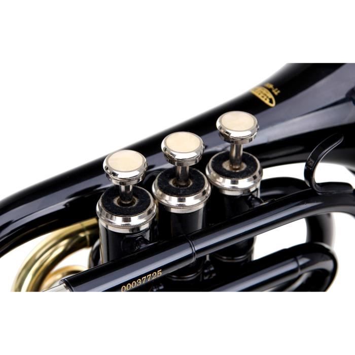 Classic Cantabile Brass TT-400 B-trompette De Poche Noir