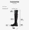 Women's Thick-Soled Retro Over-the-Knee Knight Boots - Autumn/Winter Fashion Martin Boots