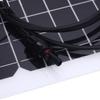 Solarladegerät-Set 15W18V Regendicht Multifunktionales Auto-Solarpanel Batterieladegerät mit Controller-Kit für Camping Gewächshaus