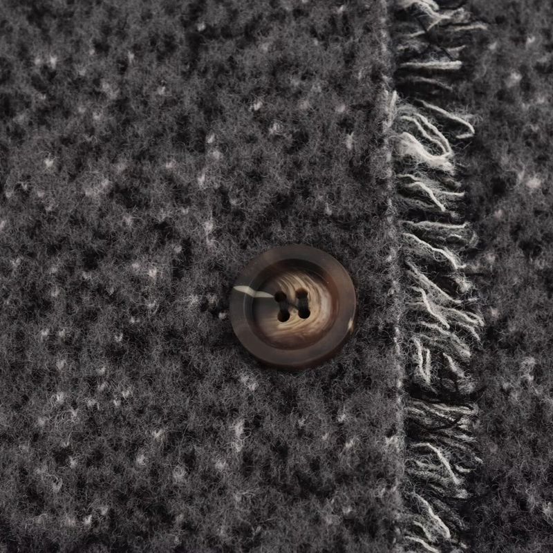 Kaslead New Women clothes Western Style Tassel Sesame Dots Single Breasted Pocket Sweater vest Vest