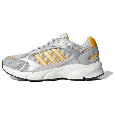 CRAZYCHAOS 2000 Anti-Slip Wear-Resistant Low-Top Casual Running Shoes Unisex Silver Yellow Sneakers JP5661
