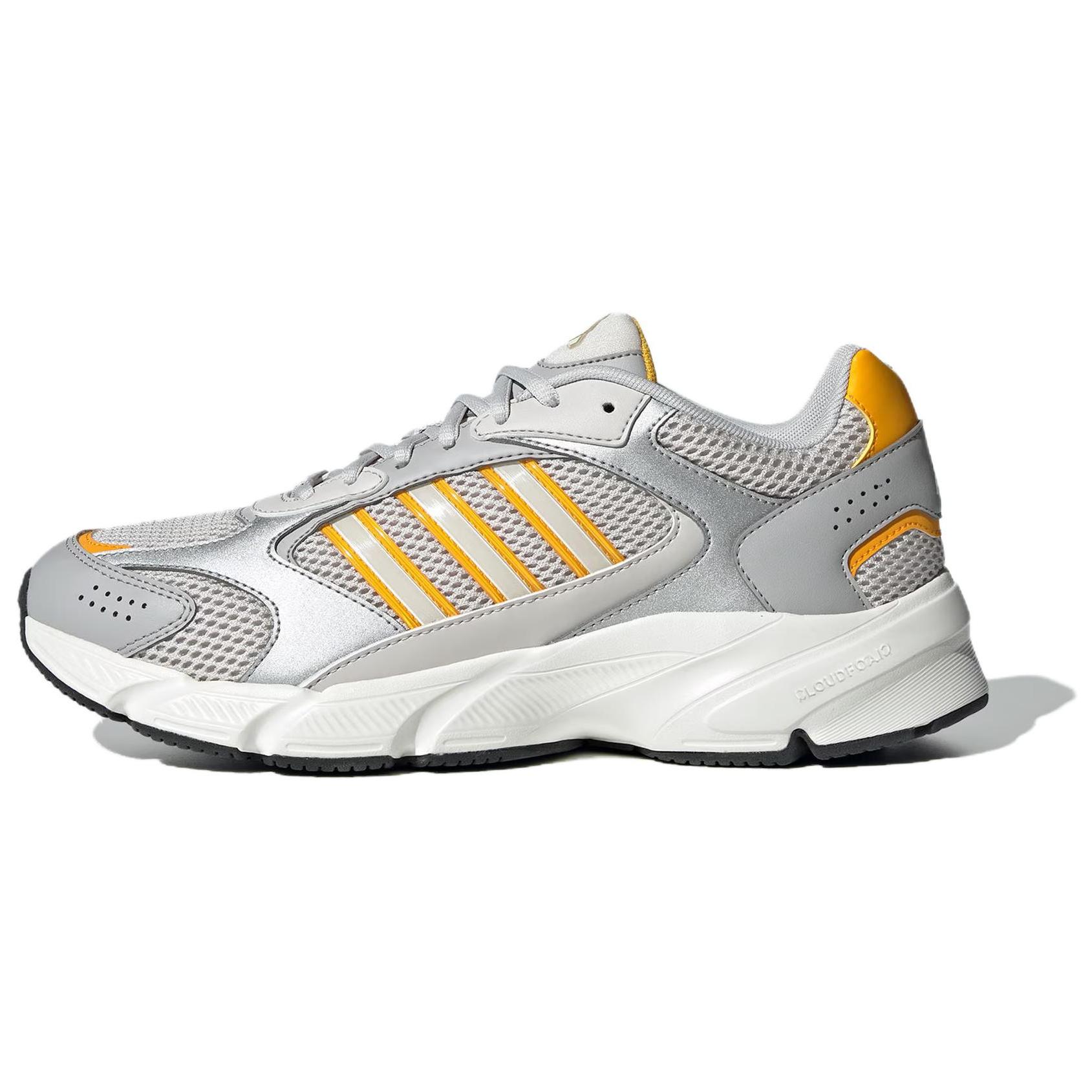 

новые кроссовки Adidas CRAZYCHAOS 2000 с низким верхом, не скользящие, износостойкие, повседневные, для бега, унисекс, серебристо-желтые 42.5