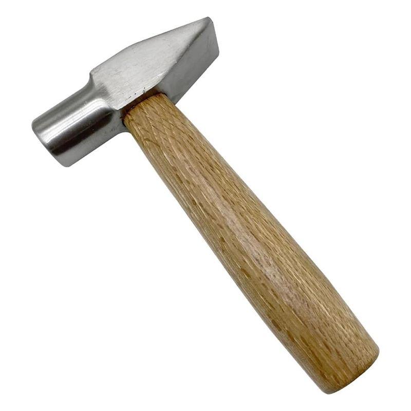 AAAF Professional Jewelry Making Supplies Hammer With Flat Face Portable Accessory For Silversmiths And Craftsmen Use