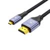 Biaz Micro HDMI To HDMI 2.1 Cable, 8K@60Hz, Bidirectional Conversion
