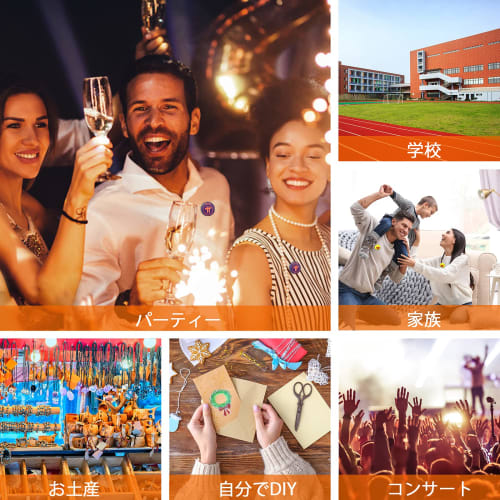 Mlloaayo Badge Machine, New Rotating Badge Machine, 58mm Badge Making Machine, DIY Badge Machine, DIY Badge Making Materials, 100 Badges Included, DIY