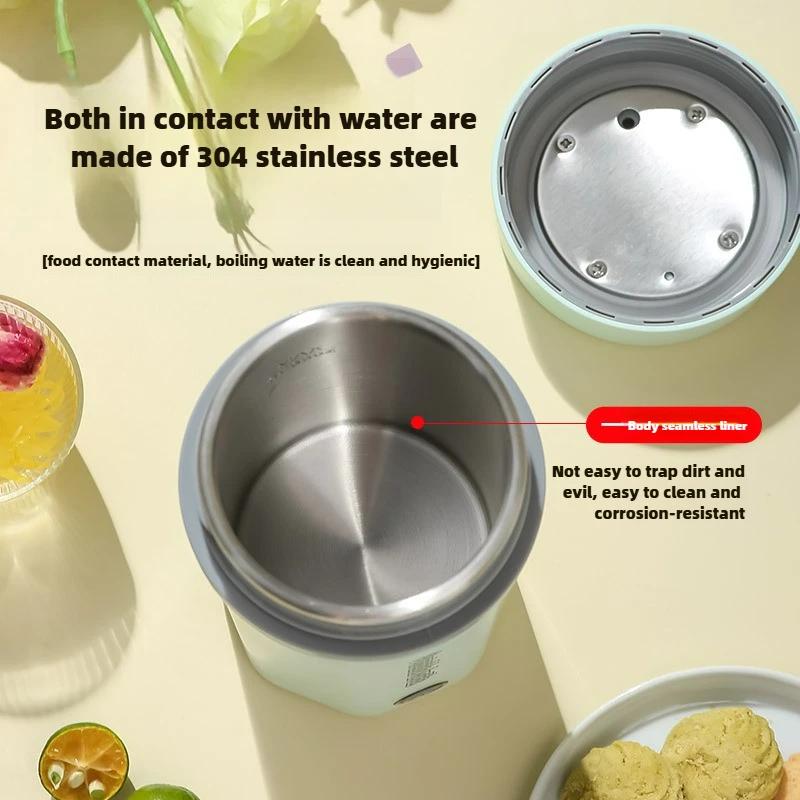 500Ml taşınabilir entegre büyük kapasiteli elektrikli bardak ev tipi ısıtma elektrikli su ısıtıcısı 110v Amerikan standart su bardağı