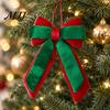 High Quality Fabric Bows Velvet Christmas Bow, Color Contrasting Wreath Bows, Holiday Home Accents Bowknot Accessories for Wreath, Xmas Tree, Wedding