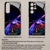 Tempered Glass Phone Case, 2D Racing Dashboard Pattern Protective Cover for Samsung S26 S25 S24 S23 S22 S21 S20 A56 A36 A16