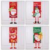 Merry Christmas Hanging Flag Christmas Decorations for Home Door Christmas Ornaments Xmas Gifts Decor 2023 New Year