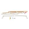 Adjustable 3-Position Non-Slip Bed Rail Supports Up To 300 Lbs,Foldable Aluminum Alloy Safety Bed Guardrail for Adults & Elderly