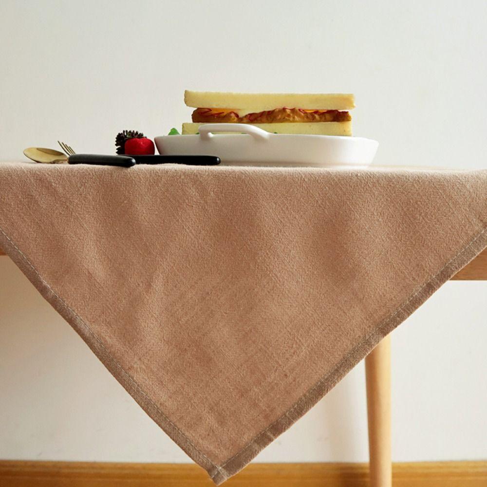 Table Decoration Dinner Cloth Soft Tea Towel Multipurpose Cotton Linen Napkin  Banquet