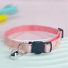 Pet Collar Cat Face Safety Buckle Quick Release Adjustable Length Soft Bell Hot Stamping Star Moon Design Cat Collar