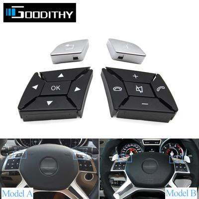 Car Interior Left Right Multi-Function Steering Wheel Button Control Switch For Benz ML GL G Class W166 W463 GL550 GL350