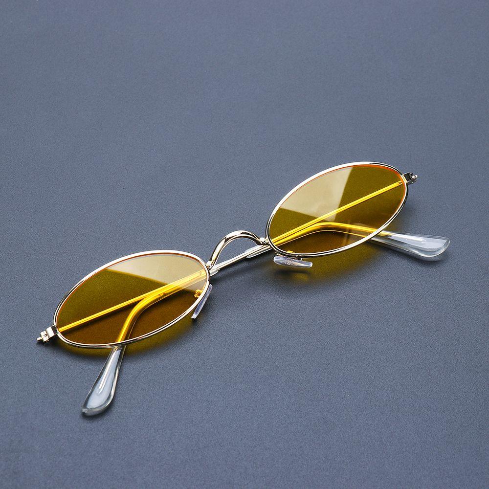 Summer Men and Women Small Frame Oval Sunglasses Sun Glasses Vintage Shades Eyeglasses