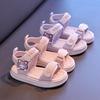 2026 Summer Cute Kitten Velcro Open-Toe Beach Sandals for Boys & Girls