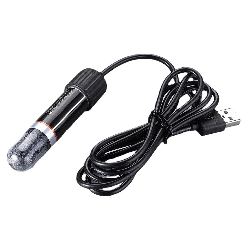 USB Mini Fish Tank Heating Rod Adjustable Temperature Heater Heating Rod Tank Household Thermostat Household Accessories Fi M2X5