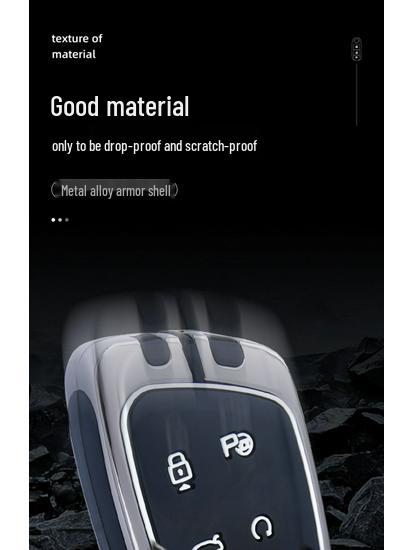 Suitable Metal Key Cover for 2022 Aeolus Dongfeng Haoji - Car Accessories & Shell Buckle