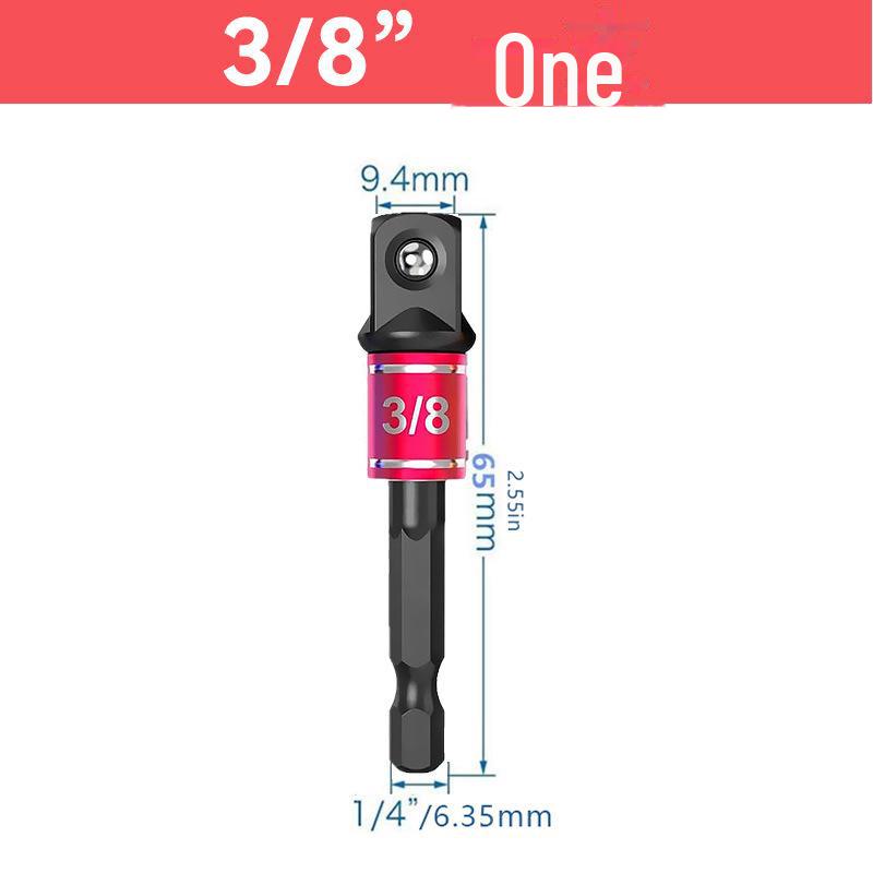 Hex Handle To Square Rod Drill & Wrench Connector Set