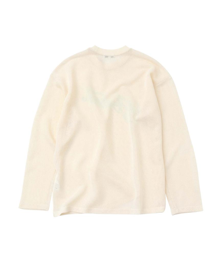 WMC Crochet Crewneck Knit_Ivory