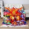 31 Style Anime Pokémon Charizard Cartoon Flannel Blanket for Sofa Home Sofa Student Blankets Ren Student Nap Girl S Gift#(3)