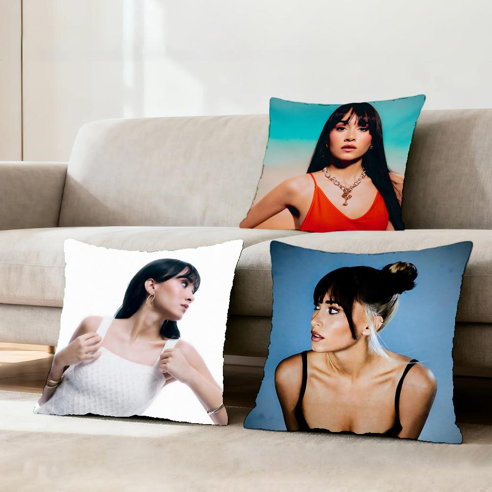 Singer A-Aitana Ocana Cushion Cover Comfortable Reversible Pillow Cover Ideal for Car Sofa Bedroom & Beyond