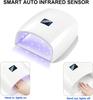 Dobíjecí UV LED lampa na nehty 66W bezdrátová sušička nehtů pro gelový lak profesionální nehtové umění manikúra nástroje pro domácí a salonní použití