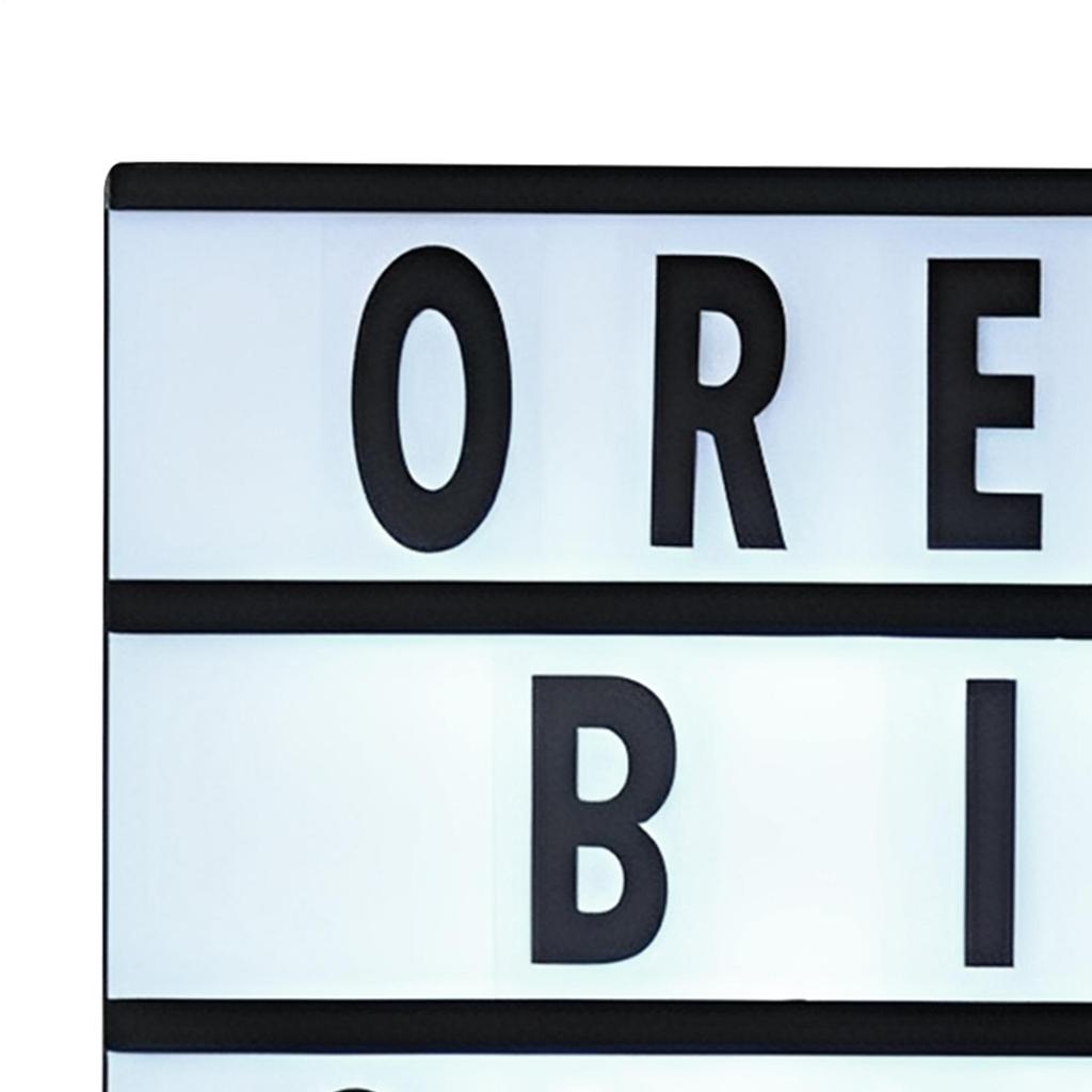 Light Box Sign Plug-In Indoor Outdoor Waterproof Light Box Sign Decoration For Bedroom School Event Gathering Table Yard Wedding