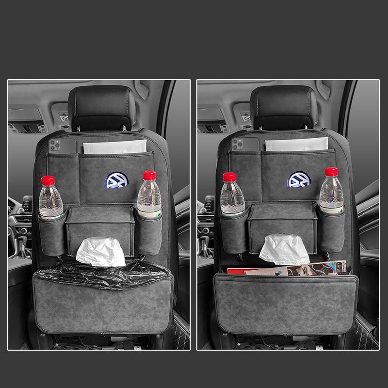 Car Sticke Car Accessories Seat back Storage Organizer Bag For Volkswagen Polo Golf Passat B5 B6 B7 T4 T5 Golf 6 Tiguan Phaeton