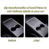 Matte Carbon Fiber Style Center Console Cup Holder Panel Cover For Tesla Model 3