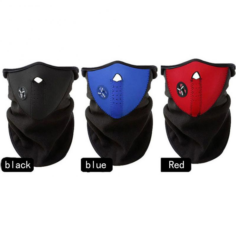 New Winter Motorcycle Fleece Thermal Face Mask Winter Outdoor Sports Masks Balaclava Windproof Keep Warm Riding Face Shield
