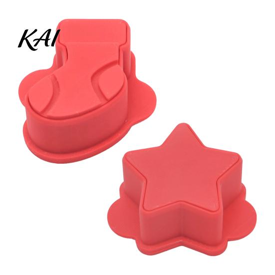 Christmas Cookie Cutter Set 10 Pairs Set, Biscuit Stamp Mold with Pop Sticks, Gingerbread DIY Lollipop Cake Making Kit Man Tree House Kit, Festive