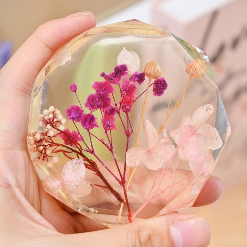 Flexible Silicone Mould for Craft Round and Square Bases Designs for Candle Making and Resin Art Projects Supplies