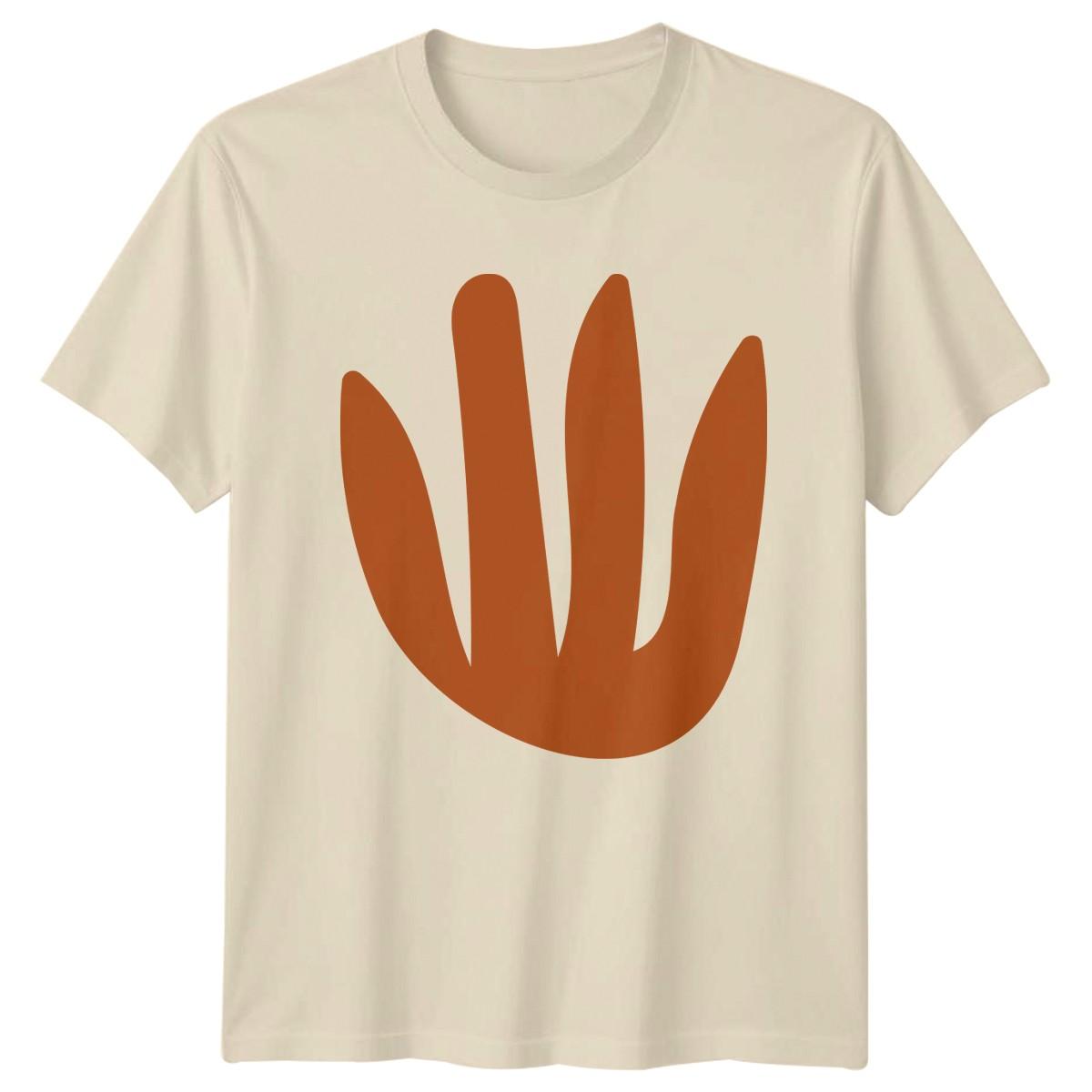 Abstract Organic Shape Art T-Shirt Abstract Art Birthday Gift For Him And Her L
