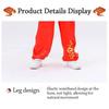 Traditional Wushu Costume Long Sleeves Tai Chi Uniform Fashion Kungfu Uniform  Kids Boys Girls
