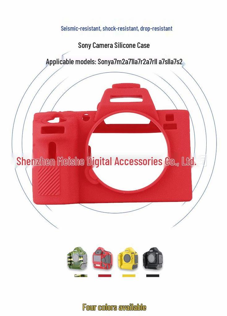 A7II/A7RII/A7SII Camera Silicone Case - Anti-slip, Dustproof, Anti-collision