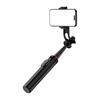 Selfie stick telescopic with remote control, tripod stand for phone, 13m aluminum, black