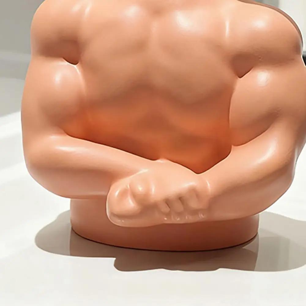 Press Type Muscle Liquid Soap Dispenser Leak-Proof Hand Soap Bottle Shower