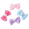 20pcs Elastic Band Pet Pearl Hair Ties Polka Dot Pattern Dog Bow Hair Bands  Daily Decoration